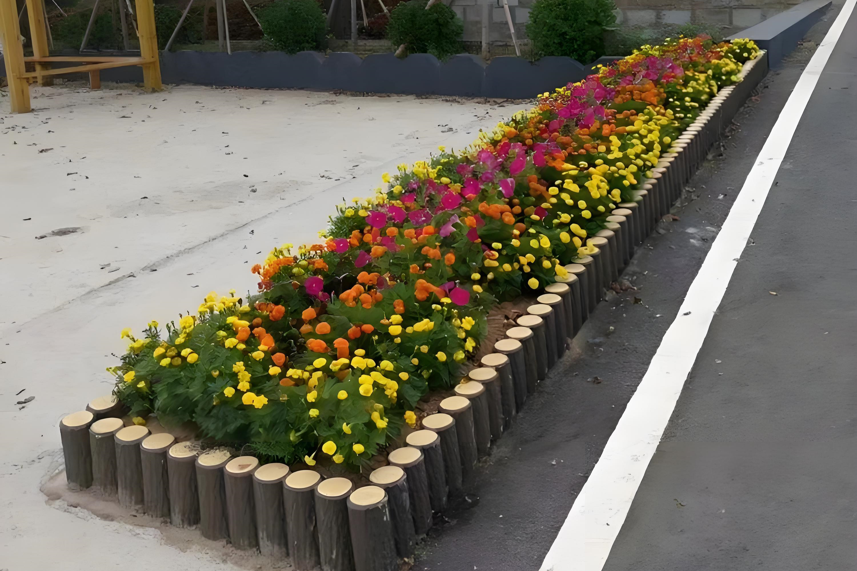 水泥仿木樁施工隊(duì)泓樺錦嘉 - 庭院打仿木樁選多大直徑合適？